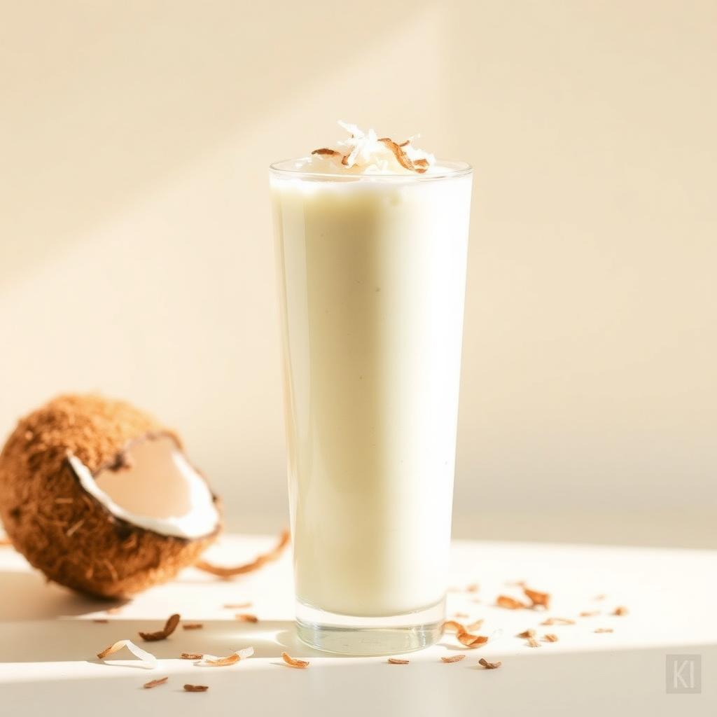 Frullato proteico al cocco