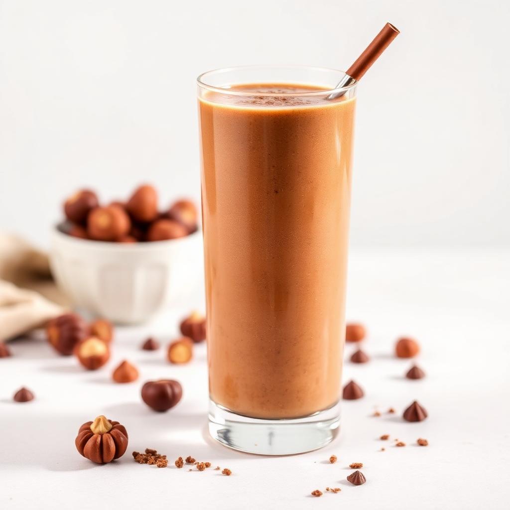 Frullato proteico alla gianduia