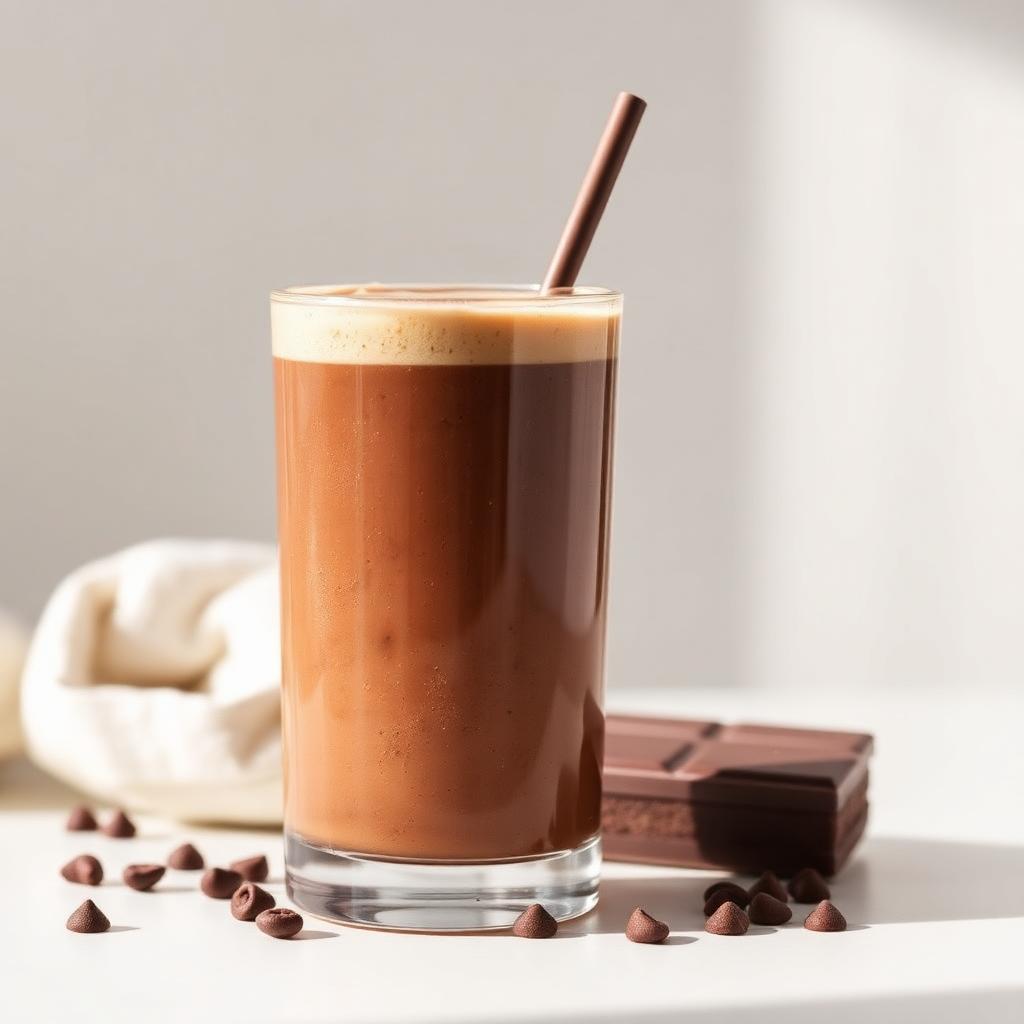 Frullato proteico al caffè e cioccolato