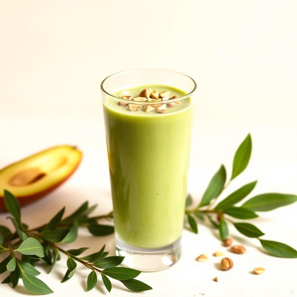 Frullato proteico al pistacchio